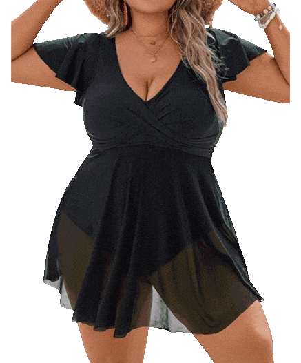 BMJL Women's Plus Size Swimsuit One Piece Tummy Control